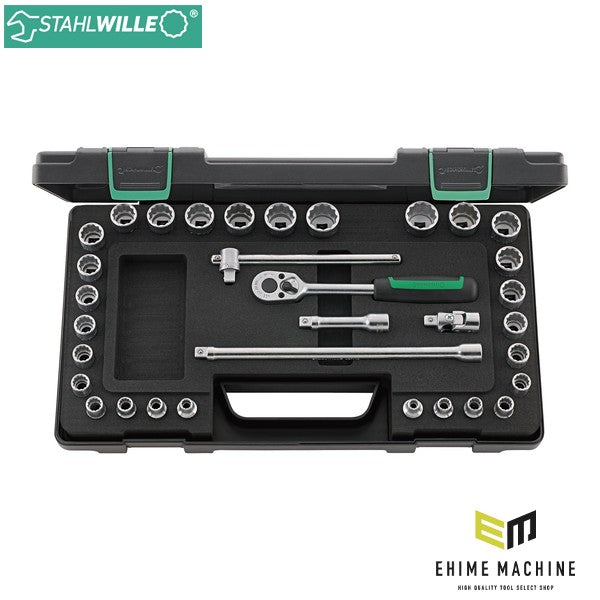 日本正規品 スタビレー 33点組 3/8SQ ソケットレンチセット (45MA/28/5KN)(4018754260430) STAHLWILLE