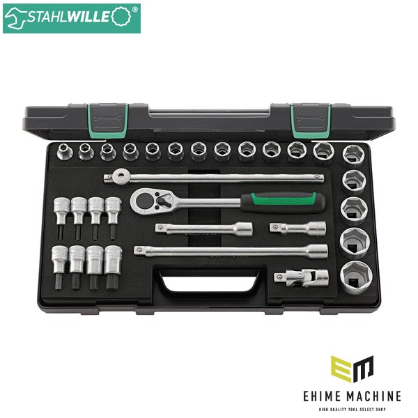 日本正規品 スタビレー 31点組 1/2SQ ソケットレンチセット (52/54/25/6KN)(4018754260805) STAHLWILLE