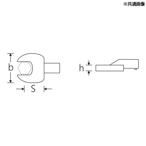 日本正規品 スタビレー ジョイントサイズ14×18mm トルクレンチ用差替スパナヘッド インチサイズ 5/8 差替ヘッド (731A/40-5/8)(4018754034970) STAHLWILLE