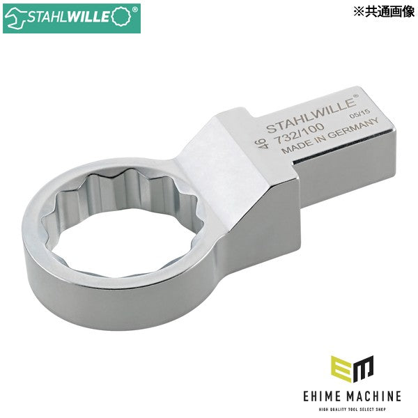 日本正規品 スタビレー ジョイントサイズ9×12mm トルクレンチ用差替メガネヘッド インチサイズ 11/16 差替ヘッド (732A/10-11/16)(4018754035120) STAHLWILLE