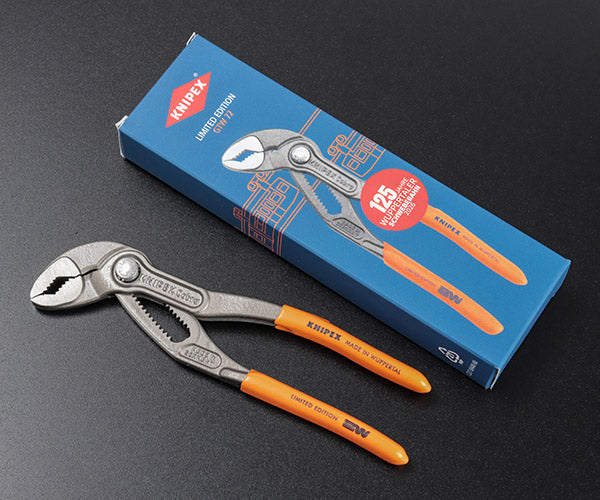 [26AW限定品] 日本正規品 クニペックス コブラ ウォーターポンププライヤー 150mm GTW72 オレンジ 125周年記念 (8701-150B07-00)(4003773094067) KNIPEX