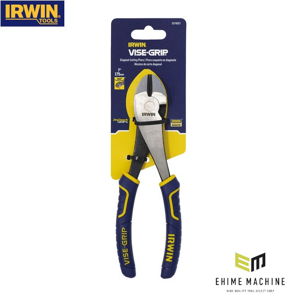 アーウィン 強力ニッパー 175mm 中硬線2.0mm対応 電工 (2078307)(0038548028194) IRWIN