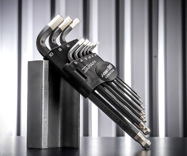[26SS新商品] ロブテックス J-CRAFT99 ボールポイント六角棒レンチセット 9本組 (JBBWM9S)(4963202018074)  ツーナインズ
