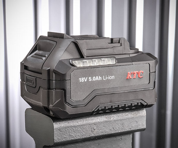 KTC コードレスブローガン専用 バッテリーパック 18V 5.0Ah リチウムイオン JTAE551/JAE551対応 予備バッテリー (JBE18050L) (4989433617329) 京都機械工具