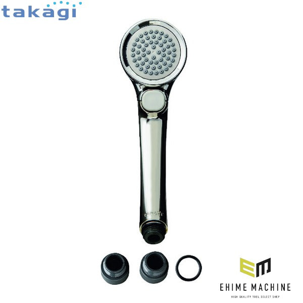 タカギ シャワーヘッド メタリックエアビートシャワピタ (JSB025BM)(4975373165006) takagi