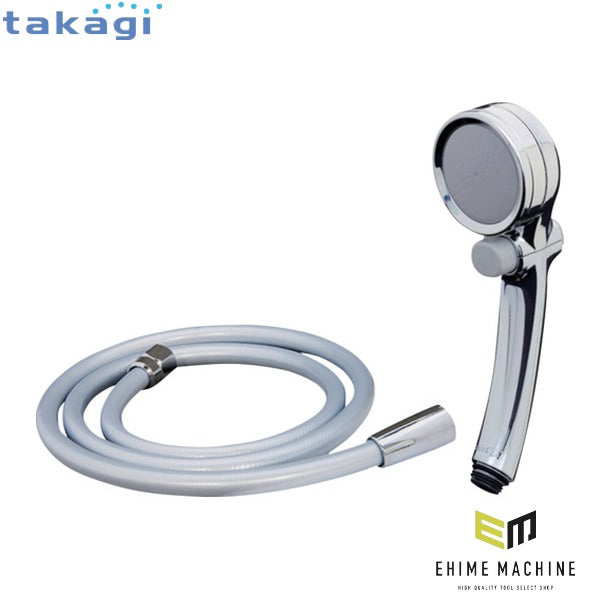 タカギ シャワーホースセット キモチイイバブルシャワピタホースセット(メタリック) (JSB1124BM)(4975373190534) takagi