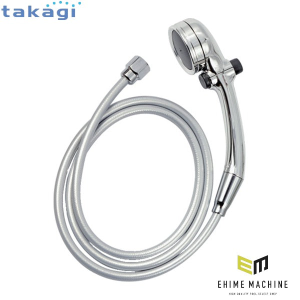 タカギ YUQOL スリムシャワーホースセット シルバー (JSB122MSH)(4975373201216) takagi
