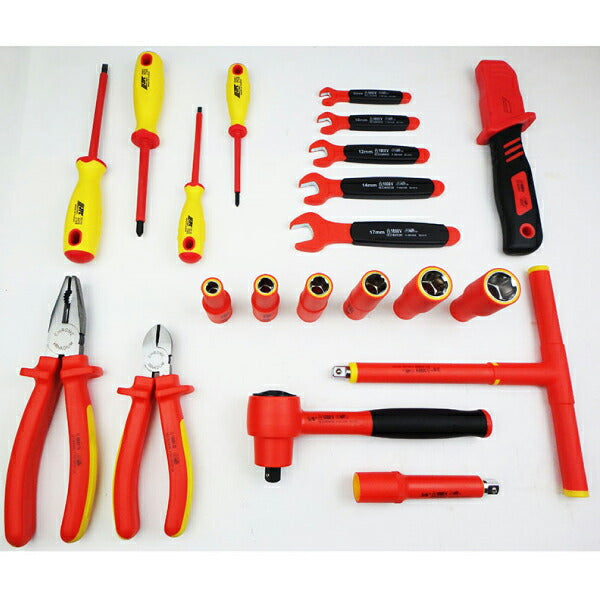 半額！！工具一式 JTCI017 絶縁工具セット 国際規格IEC60900:2004規格適合 HV・ EV 車の