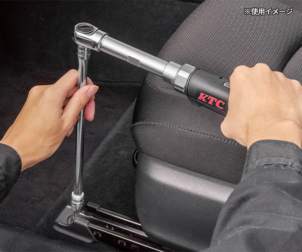 [26SS新商品] KTC 9.5sq.コードレスロングラチェットレンチセット 電動ラチェットレンチ JTRE330L (4989433617268) 京都機械工具