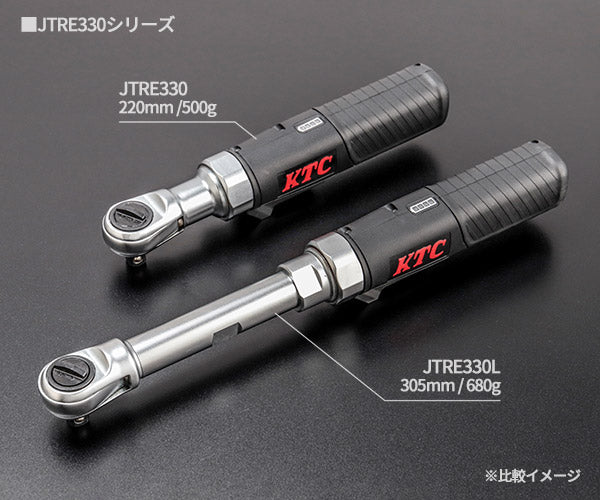 [26SS新商品] KTC 9.5sq.コードレスロングラチェットレンチセット 電動ラチェットレンチ JTRE330L (4989433617268) 京都機械工具