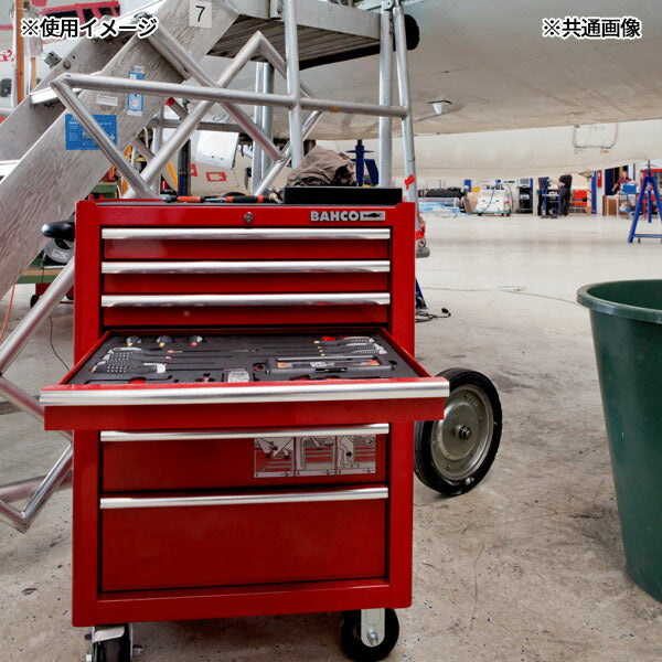 [メーカー直送業者便]日本正規品 バーコ 8段引き出し ロールキャブ マイカグリーン ゴムマット仕様天板 (K1475K8PAW)(7314150182978) BAHCO