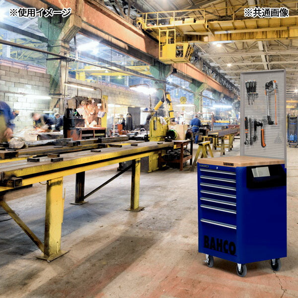 [メーカー直送業者便]日本正規品 バーコ 8段引き出し ロールキャブ パープル ゴムマット仕様天板 (K1475K8PEV)(7314150182947) BAHCO