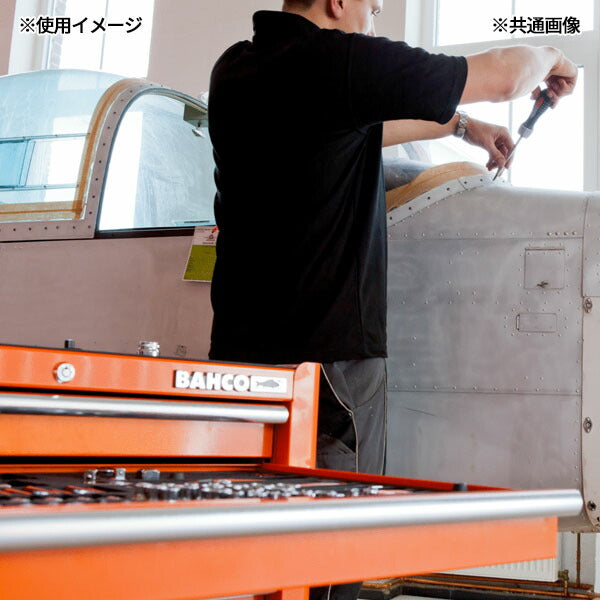 [メーカー直送業者便]日本正規品 バーコ 7段引き出し ロールキャブ カーマインレッド ゴムマット仕様天板 (K1475KXL7PSV)(7314150186976) BAHCO