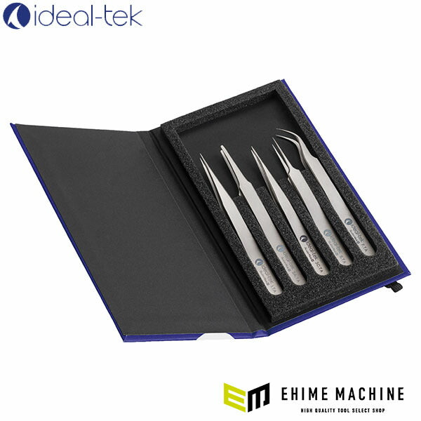日本正規品 アイデアルテック チタン製高精度ピンセット 5本組 (K5HP.TA.IT)(7640174710447) ideal-tek