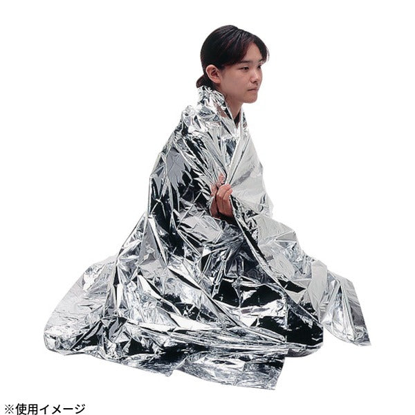 角利産業 サバイバルシート 約2130x1320mm アルミ蒸着 約45g (4062)(4969402040617) KAKURI
