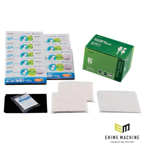 角利産業 緊急トイレパックセット ETP-30S 非常用トイレ 断水時 日本製 (9677)(4969402096775) KAKURI