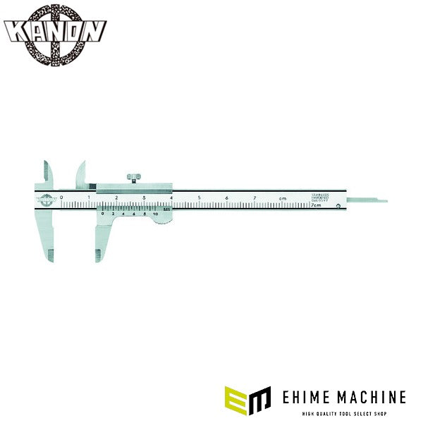 カノン モーゼル型ノギス 70mm 測定範囲0～70mm 最小表示0.05mm 測定工具 (SM7)(4582126963002) 中村製作所 KANON