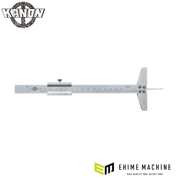 カノン 細穴デプスゲージ 150mm 測定範囲0～150mm 最小表示0.05mm 深さ測定 (TH15)(4582126963071) 中村製作所 KANON