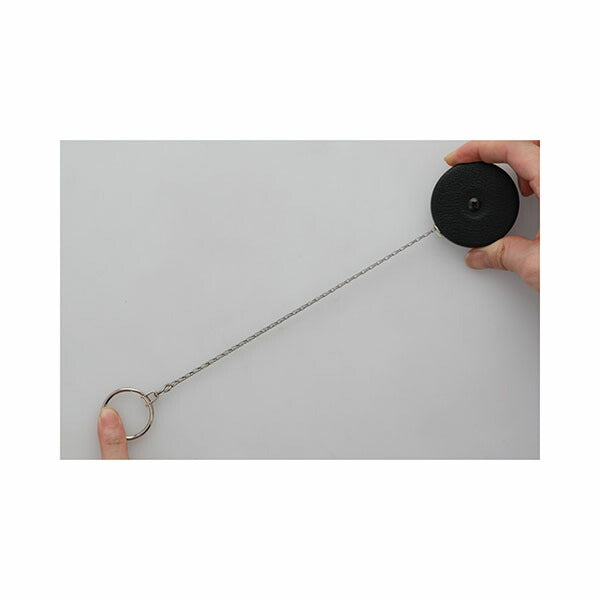 日本正規品 キーバック リトラクタブルキーチェーン オリジナルシリーズ (0005-013) (0088056015070) 24インチ ベルトクリップ ブラック キーリール KEY-BAK