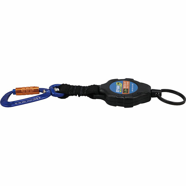 日本正規品 キーバック ツールテザー TOOLMATE (0KB6-3A431) (0088056917329) 48インチ オレンジ カラビナ スプリットリング接続 長さ調整ロック ANSI121認証 落下防止 高所作業 工具固定 KEY-BAK