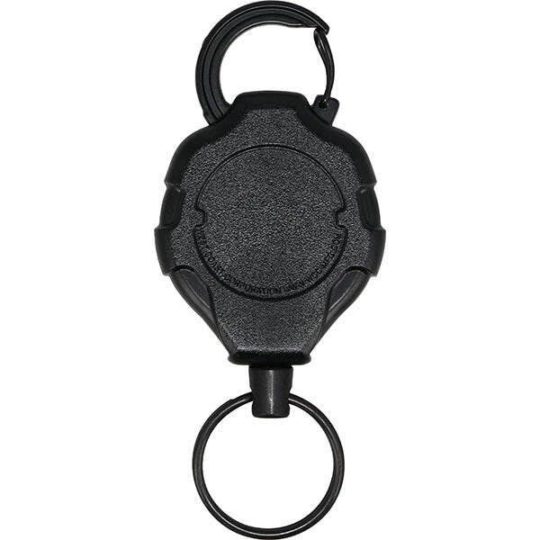 日本正規品 キーバック リトラクタブルキーチェーン RATCH-IT (0KR2-3A11) (0088056912393) 48インチ DuPont ケブラーコード カラビナ ラチェット式 5インチロック 鍵15本対応 工具落下防止 KEY-BAK