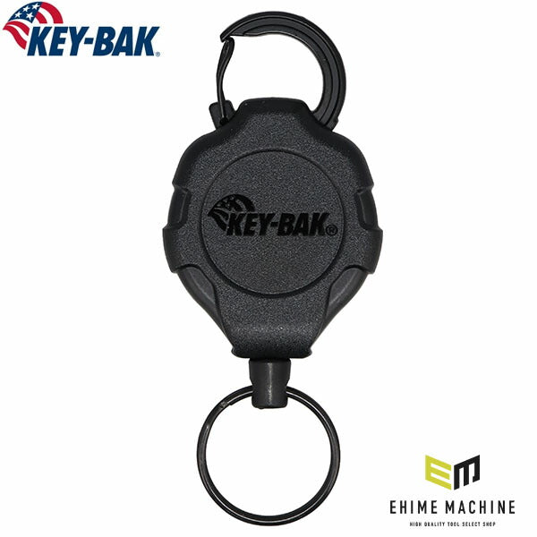 日本正規品 キーバック リトラクタブルキーチェーン RATCH-IT (0KR2-4A11) (0088056912379) 36インチ カラビナ ラチェット式 耐荷重370g 鍵22本対応 工具落下防止 KEY-BAK