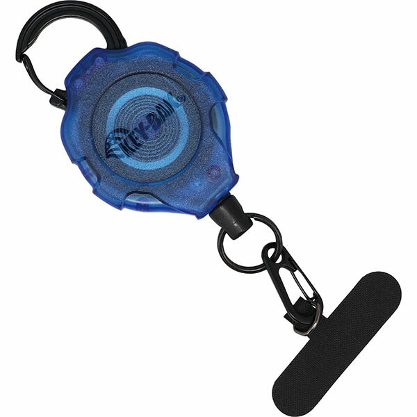 日本正規品 キーバック スマートフォンテザー RATCH-IT (0KR7-4D11) (0088056919057) 36インチ カラビナ ラチェット式 ブルー 落下防止 紛失防止 旅行 ハイキング 通勤 KEY-BAK