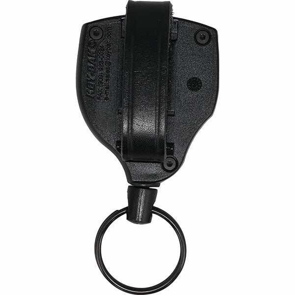 日本正規品 キーバック リトラクタブルキーチェーン Super48 (0S48-813) (0088056900536) 48インチ レザーベルトループ ボールジョイントロック 耐荷重225g 鍵15本対応 KEY-BAK