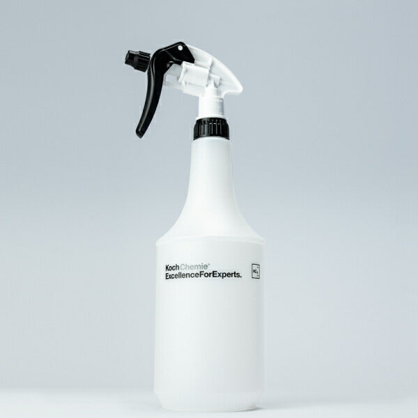 日本正規品 コッホケミー スプレーヘッド付きシリンドリカルボトル 1L 希釈目盛り付 HDPE製 (KJ999063A) KochChemie