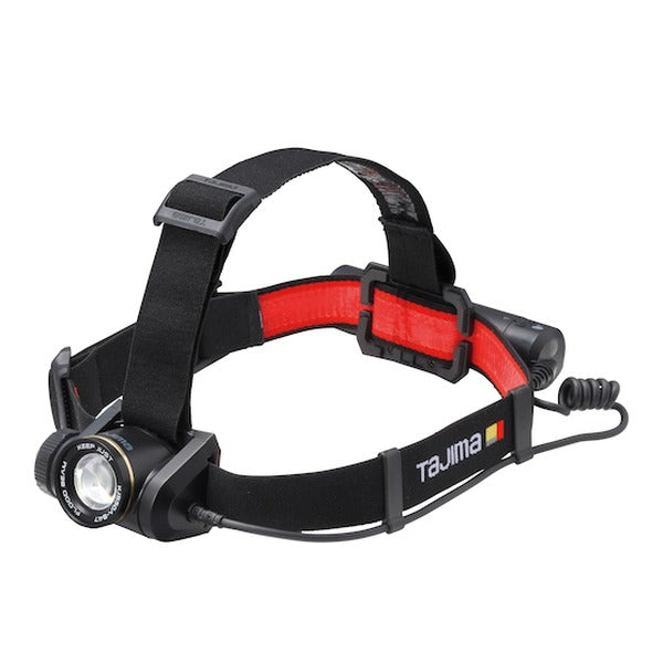 タジマ キープジャスト外部電源ヘッドライト ブースト500lm充電池セット (KJS50A-B47)(4975364267955) TAJIMA TJMデザイン