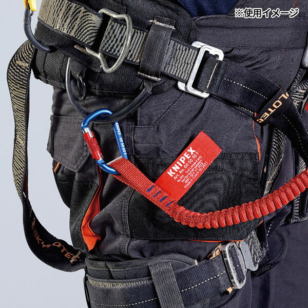 日本正規品 クニペックス カラビナ付キストラップ (005012TBK)(4003773088028) KNIPEX
