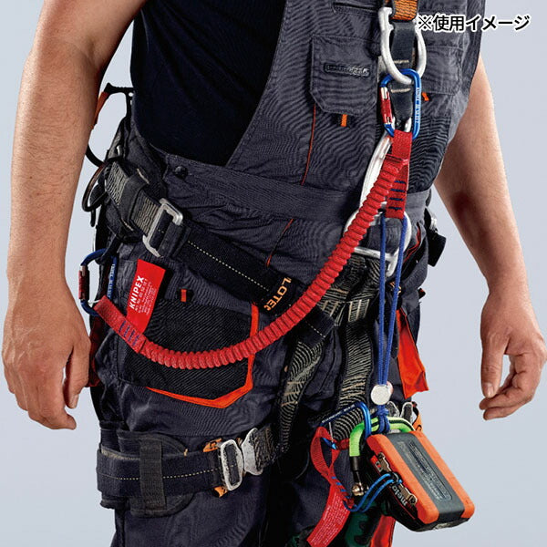 日本正規品 クニペックス カラビナ付キストラップ (005012TBK)(4003773088028) KNIPEX