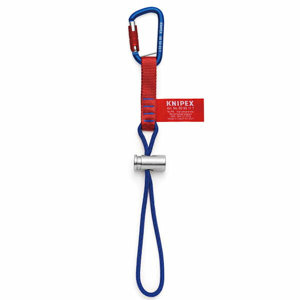 日本正規品 クニペックス カラビナ付キアダプターストラップ (005013TBK)(4003773088035) KNIPEX