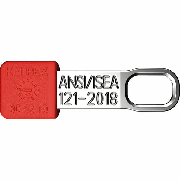 日本正規品 クニペックス テザーツールクリップ (10個入) レッド (006210TR)(4003773089742) KNIPEX