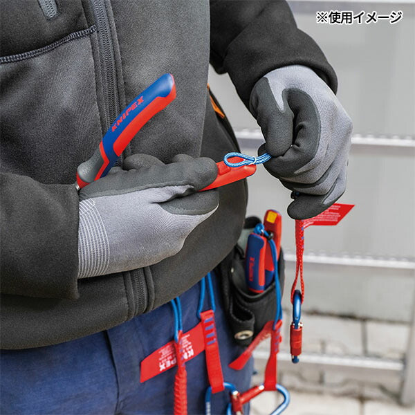 日本正規品 クニペックス テザーカラーコードクリップ(3x2) レッド (006306TCR)(4003773089759) KNIPEX