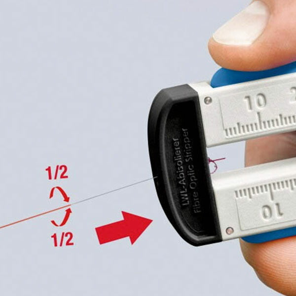 日本正規品 クニペックス 光ファイバー用ストリッパー (1285-110SB)(4003773087878) KNIPEX