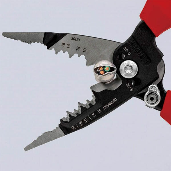 日本正規品 クニペックス 電気技師用多機能ペンチ (1372-8)(4003773086680) KNIPEX