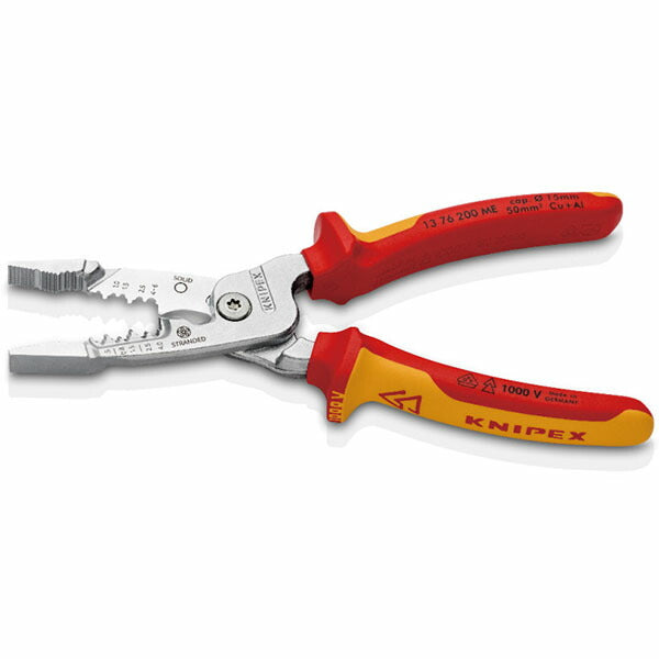 日本正規品 クニペックス ワイヤーストリッパー [メトリック] (1376-200ME)(4003773088943) 業務向け KNIPEX