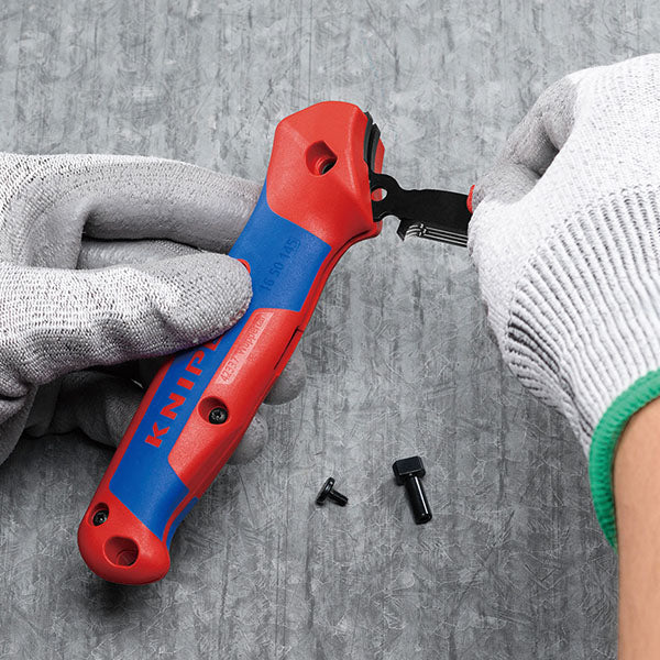 日本正規品 クニペックス ケーブルナイフ (SB) (1650-145SB)(4003773089902) KNIPEX