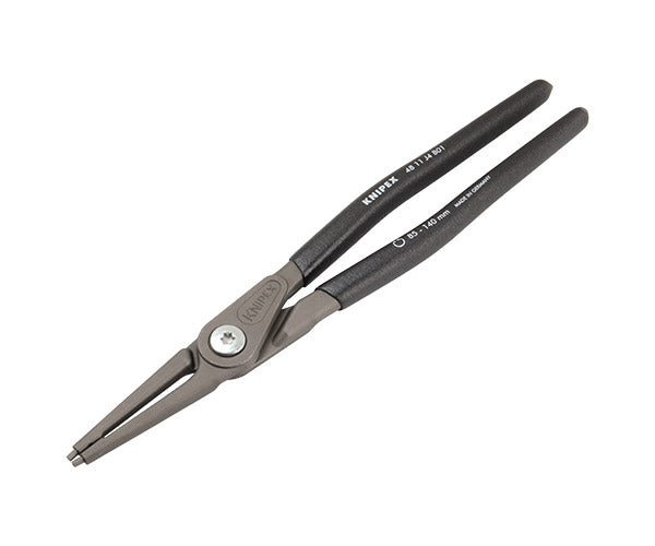 【ワケあり特価品】 (状態A) [限定品] クニペックス 穴用精密スナップリングプライヤー 直 ブラックグリップ 対応内径85~140mm (4811-J4B01) KNIPEX