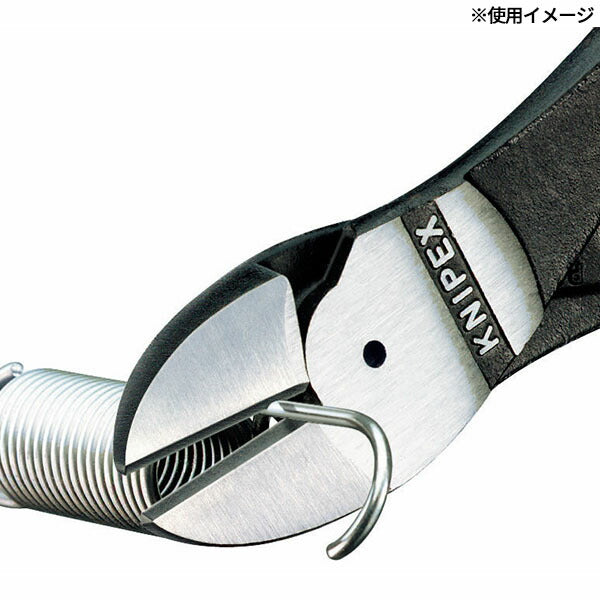 日本正規品 クニペックス 強力型斜ニッパー 硬線用 落下防止 コンフォート (74 02 200 T)(4003773080084) KNIPEX