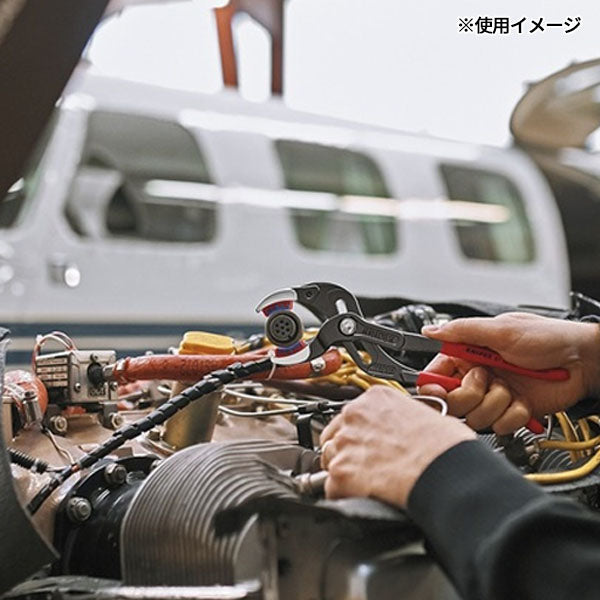 日本正規品 クニペックス パイププライヤー(プラスチックアゴ付)(SB) (8111-250SB)(4003773078890) KNIPEX