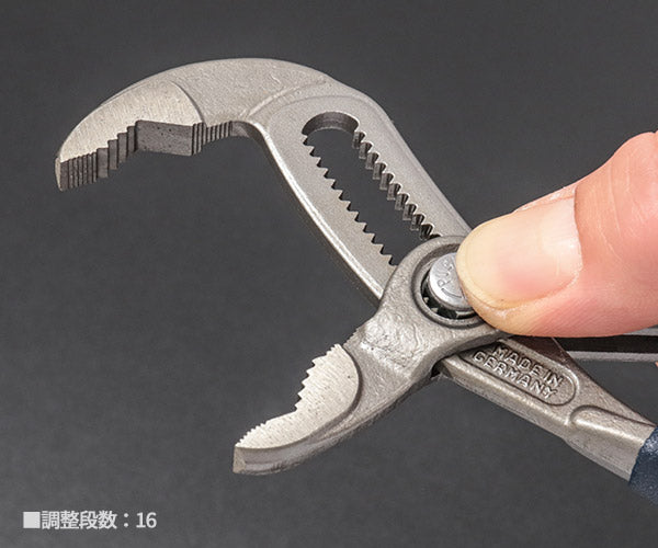[26SS限定品] クニペックス スティールブルー コブラ ウォーターポンププライヤー 150mm (8701-150B06)(4003773093626) KNIPEX