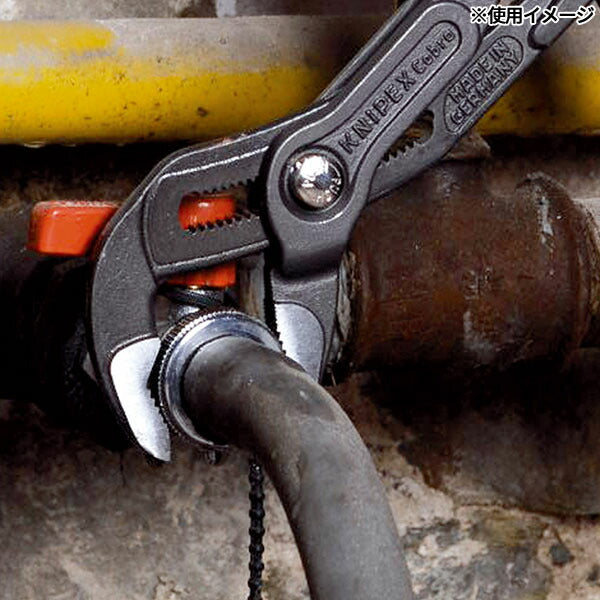 日本正規品 クニペックス コブラ ウォーターポンププライヤー 落下防止 コンフォート 300mm (87 02 300 T)(4003773080169) KNIPEX