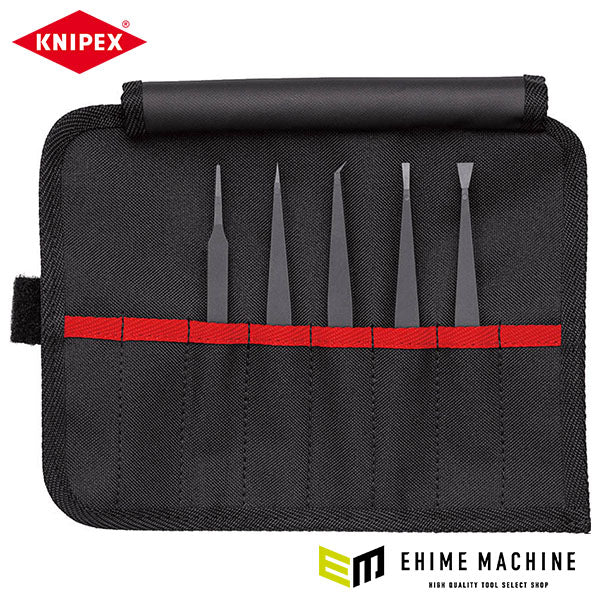 日本正規品 クニペックス プラスチックピンセット5本組セット (9200-05ESD)(4003773087069) KNIPEX