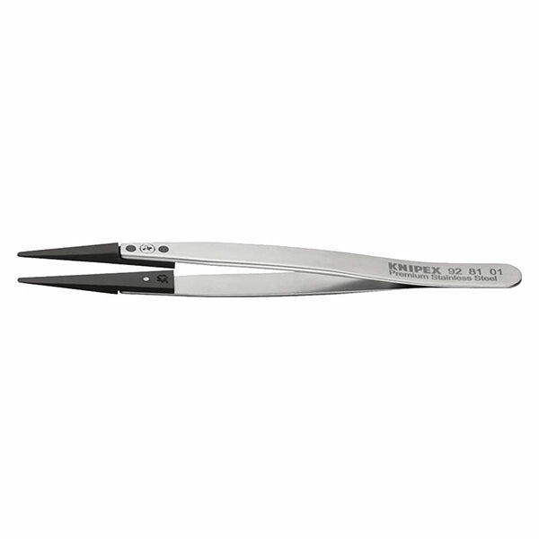 日本正規品 クニペックス ESDチップ交換式ピンセット 130MM (9281-01)(4003773087090) KNIPEX