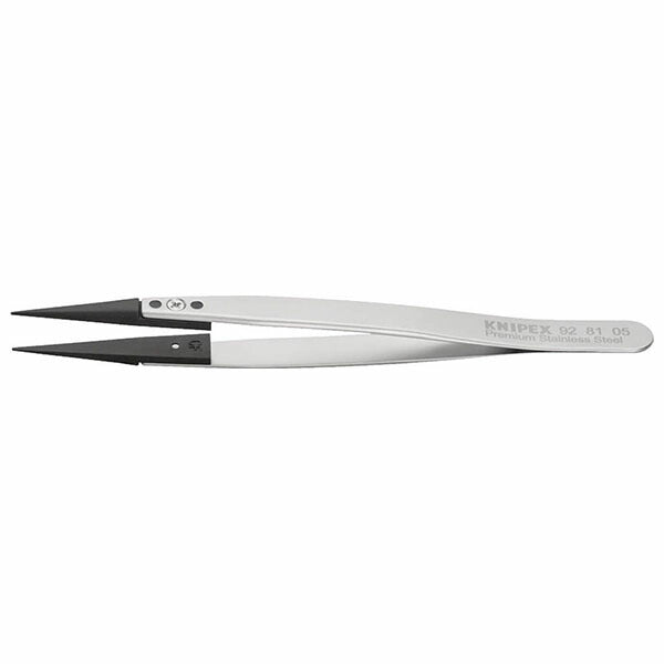 日本正規品 クニペックス ESDチップ交換式ピンセット 130MM (9281-05)(4003773087175) KNIPEX