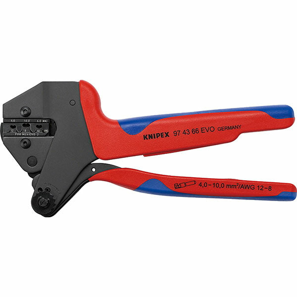 日本正規品 クニペックス クリンピングシステムプライヤー MC4-EVO (9743-66EVO)(4003773090014) KNIPEX