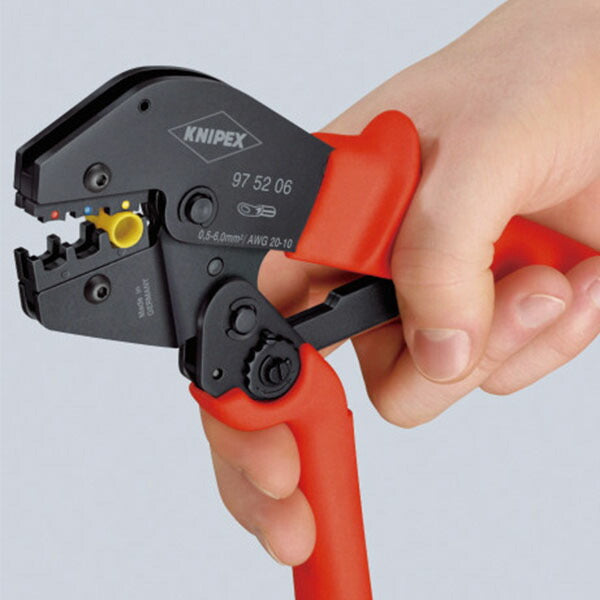 日本正規品 クニペックス 圧着ペンチ (SB) (9752-13SB)(4003773048091) KNIPEX