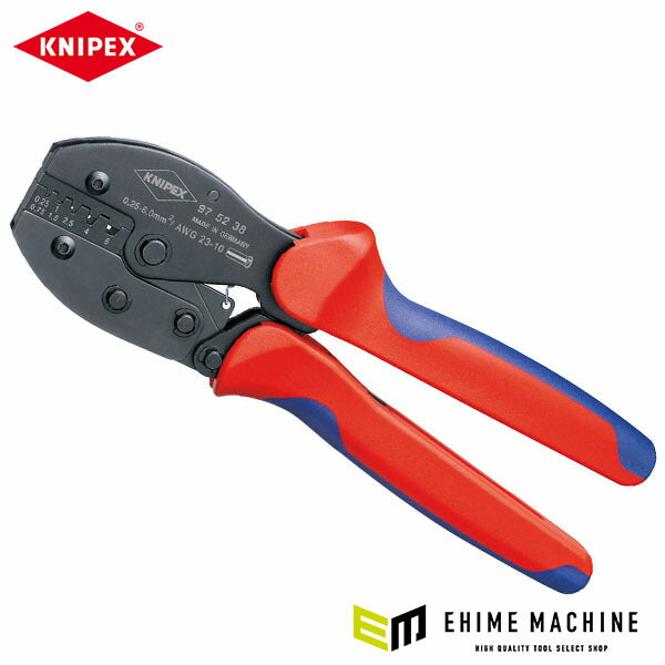 日本正規品 クニペックス 圧着ペンチ (9752-38SB)(4003773052630) KNIPEX